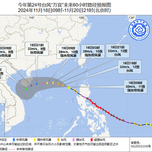 海南大风降雨天气预警，三预警齐发