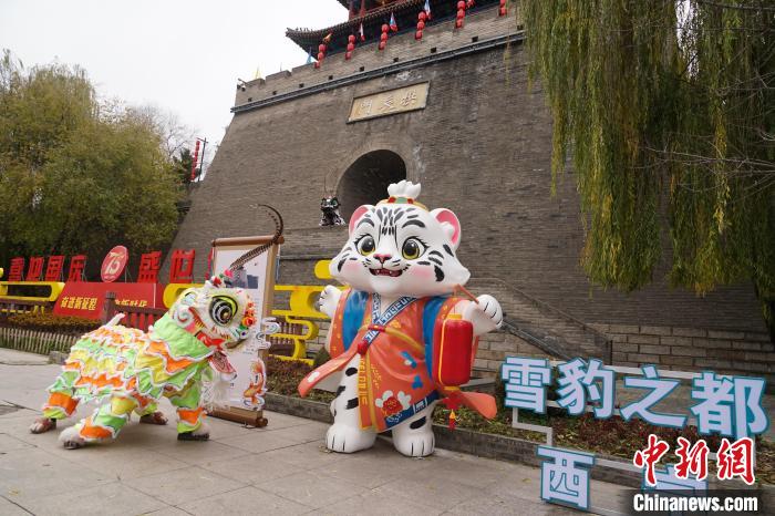 青海西宁汉服雪豹亮相引热议